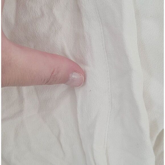 Free People Elsa Bodysuit Top Cream Surplice Neck Size Small - Picture 2 of 12